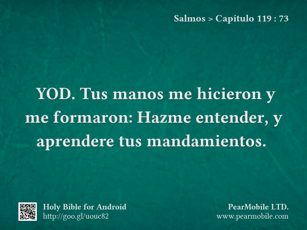 Salmos, Capítulo 119:73